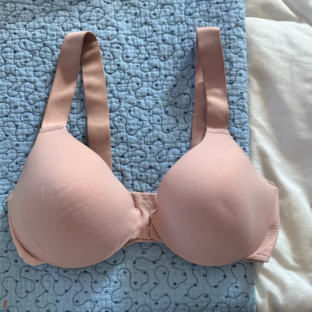 SPANX Front Closure Bran In Beige Size 34C casual everyday comfort